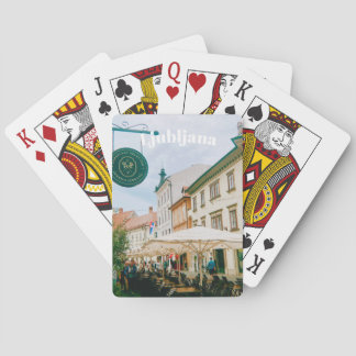 Ljubljana, Slovenia Pokerkaarten