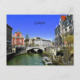 Ljubljana, Slovenië Briefkaart