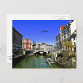 Ljubljana, Slovenië Briefkaart (Voorkant / Achterkant)