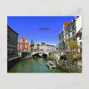 Ljubljana Slovenië Briefkaart