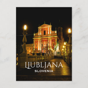 Ljubljana, Slovenië Briefkaart
