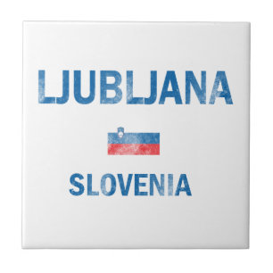 Ljubljana Slovenië Design Tegeltje