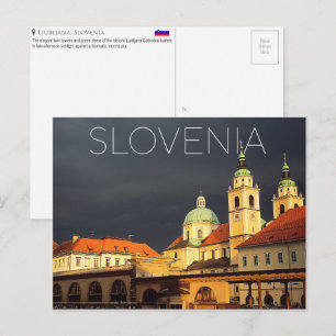 Ljubljana, Slovenië Reisansichtkaart Briefkaart