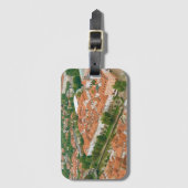 Ljubljana van bovenaf bagagelabel (Voorkant (verticaal))