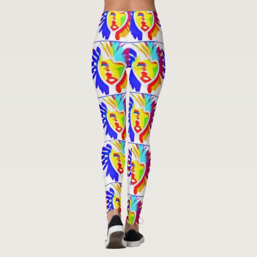 LK Tiled Logo Leggings – Dagelijkse kracht en stij (Achterkant)