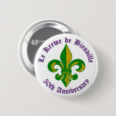 LKDB 50e Jubileum pop Ronde Button 5,7 Cm (Voorkant /achterkant)