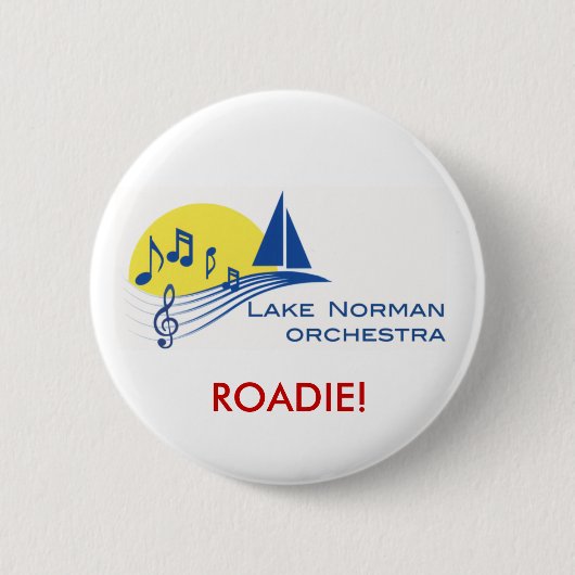 LKNO Roadie Pin Ronde Button 5,7 Cm (Voorkant)