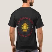 LKUS donker T-shirt met design op voor en achter (Achterkant)