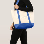 LL Bean Geïnspireerde Canvas tas - Overgestimuleer (Voorkant (product))