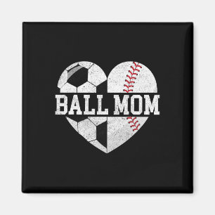 Ll Moeder T-shirt Hart Grappig Verkopen Voetbal Mo Magneet