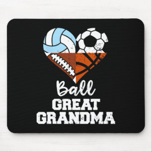 Ll Oma Voetbal Voetll Schetsll Volleyll  Muismat