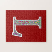 Ll verlicht monogram Jigzaag Puzzle Legpuzzel (Horizontaal)
