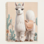 Llama à selle dans le désert (Devant)