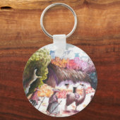 Llama Afbeelding Peru Sleutelhanger (Voorkant)