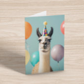 Llama Alpaca Funny Birthday Kaart