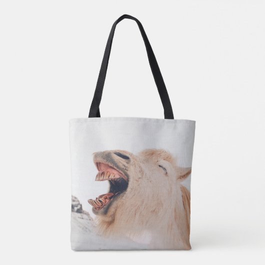LLAMA ALPACA-LAUGHING VERSNELD DRAAGTAS (Achterkant)