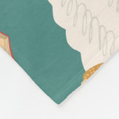 Llama Alpaca trui Naadloos patroon. Fleece Deken (Hoek)