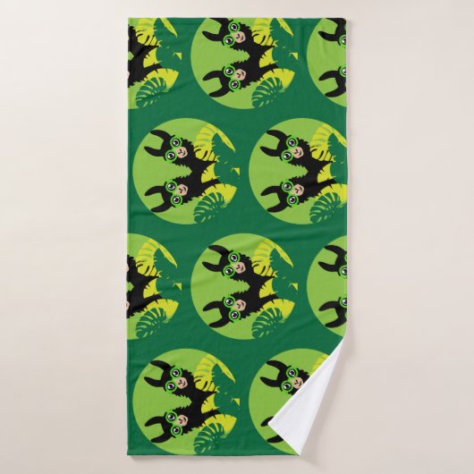 Llama Alpaca Twins (Serviette de bain)