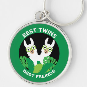 Llama Alpaca Twins Sleutelhanger