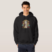 Llama Alpaca Wine Design Alpaca Llama Hoodie (Voorkant volledig)