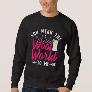 Llama Alpaca Wool World Design Trui
