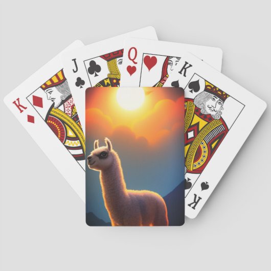 Llama Art Pokerkaarten (Achterkant)