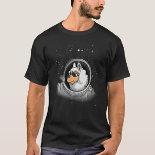 Llama Astronaut Space Astronomy Astronaut Llama T-shirt