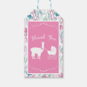 Llama Baby shower  Cute Cadeaulabel (Voorkant)