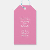 Llama Baby shower  Cute Cadeaulabel (Achterkant)