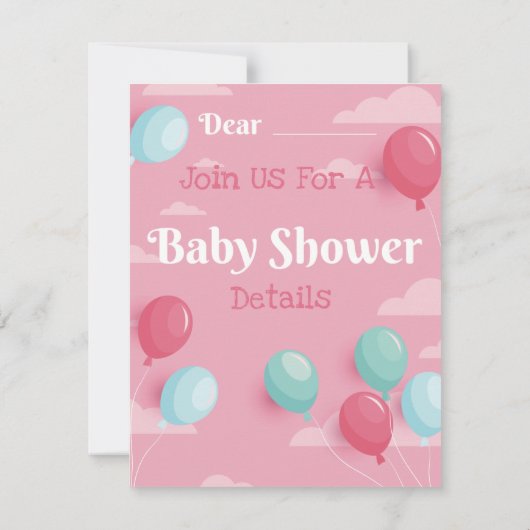 Llama Baby shower Invitation (Dos)