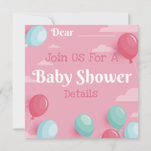 Llama Baby shower Invitation (Dos)