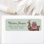 Llama | BABY SHOWER | Retouradreslabels Etiket (Insitu)