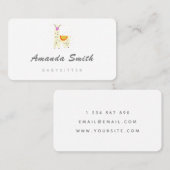 Llama Babysitter Minimaal Visitekaartje (Voorkant / Achterkant)