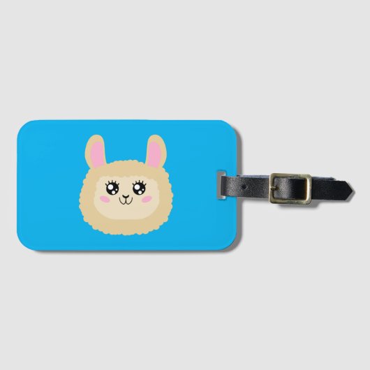 Llama Bagagelabel (Voorkant (horizontaal))