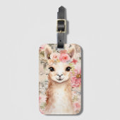 Llama bagagelabel (Voorkant (verticaal))