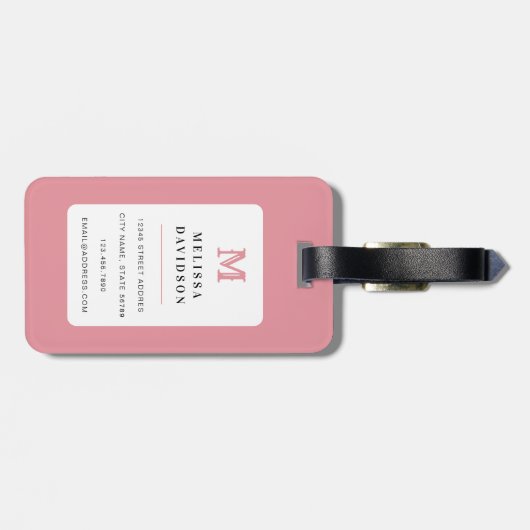 Llama-Bagagelabels Bagagelabel (Achterkant horizontaal)