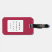 Llama-Bagagelabels Bagagelabel (Achterkant horizontaal)