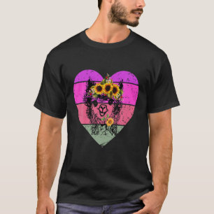 Llama Bandana Alpaca Retro  Love Fu T-shirt