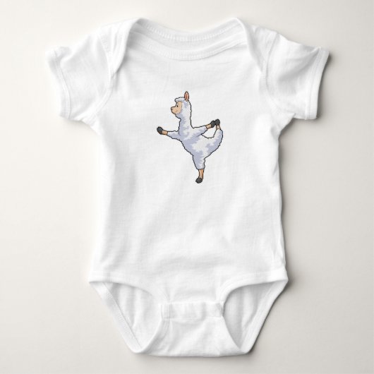 Llama bij Yoga Fitness Romper (Voorkant)