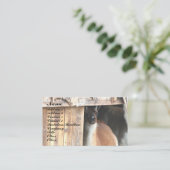  Llama Boerderij Dierlijk Visitekaartje (Staand voorkant)