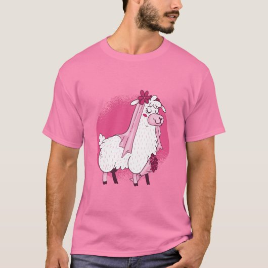 Llama Bride T-shirt (Voorkant)