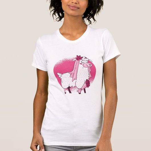 Llama Bride T-shirt (Voorkant)