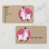 Llama Bride Visitekaartje (Voorkant / Achterkant)
