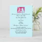 Llama Bruiloft Bruidsmeisjes Uitnodiging (Staand voorkant)