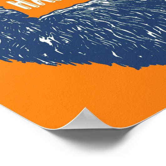 Llama Ça Crache | Impression d'art sur affiche 8x1 (Coin)