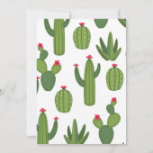 Llama cactus Invitation baby shower Girl Fiesta (Dos)