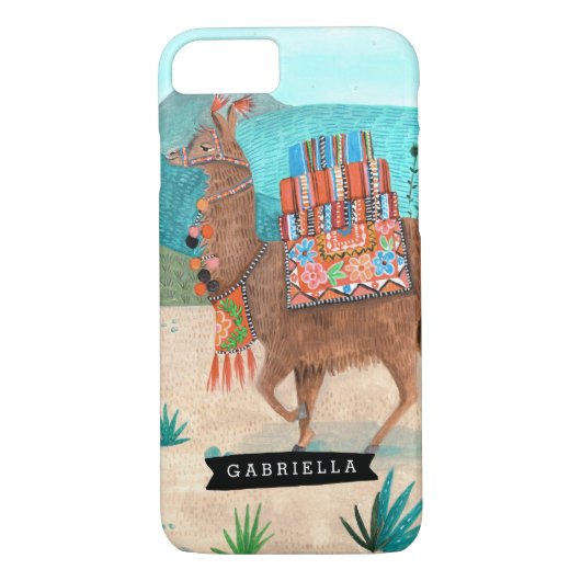 Llama Cactus Tropical | Iphonecase Case-Mate iPhone Case (Achterkant)
