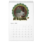 llama calendar  kalender (Jan 2026)
