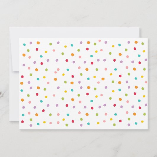 Llama Carte de remerciements douche Fiesta Cactus (Dos)