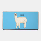 Llama cartoon illustratie bureaumat (Voorkant)